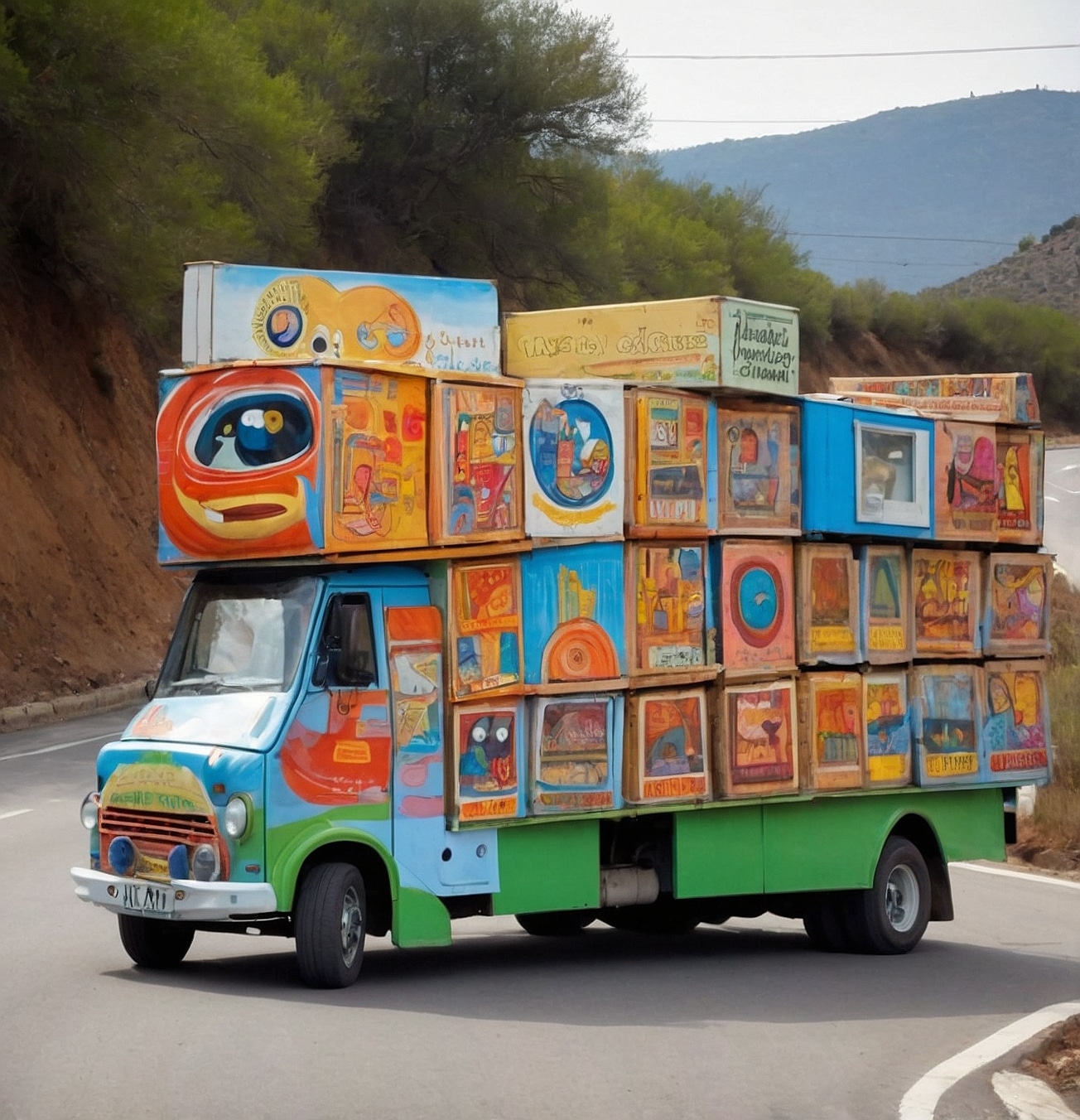 Aventura en carretera con carga segura
